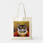 Kat Victoriaans Queen Tote Bag (Achterkant)