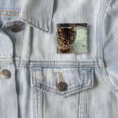 Kat Vierkante Button 5,1 Cm (In situ)