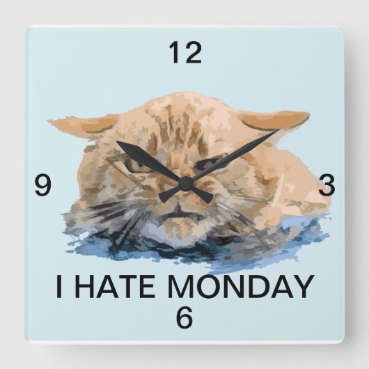 kat vierkante klok (Voorkant)