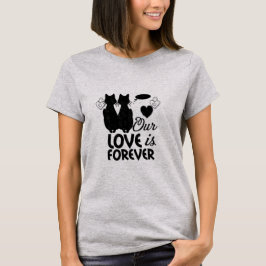 Kat viert Valentijnsdag. T-shirt