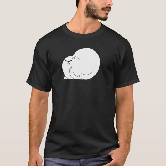 Kat Vinger Kat dat de pulp afvoert T-shirt (Voorkant)