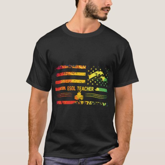 Kat & vis, aquarel, originele kunst t-shirt (Voorkant)