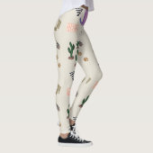 Kat Vis Cactus Poten Miauw Leggings (Rechts)