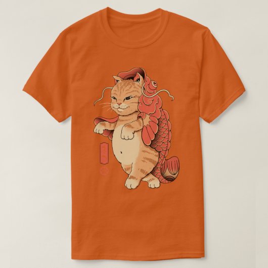 Kat Vis T-shirt (Design voorkant)