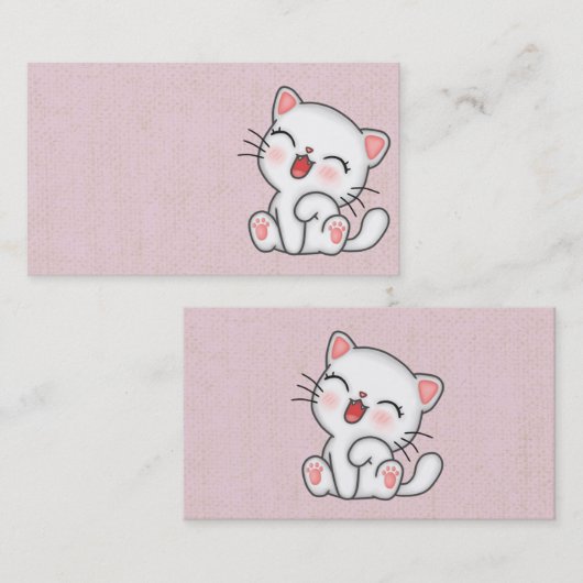 Kat Visitekaartje (Voorkant / Achterkant)