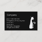 Kat Visitekaartje (Achterkant)