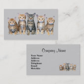 Kat Visitekaartje (Voorkant / Achterkant)