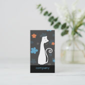 Kat Visitekaartje (Staand voorkant)