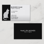 kat visitekaartje (Voorkant / Achterkant)