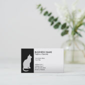 kat visitekaartje (Staand voorkant)