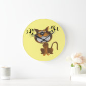 Kat visklokje grote klok (Huis)