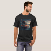 Kat Vissen Pizza T-shirt (Voorkant volledig)