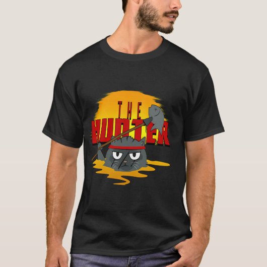 Kat vissen vissen t-shirt (Voorkant)