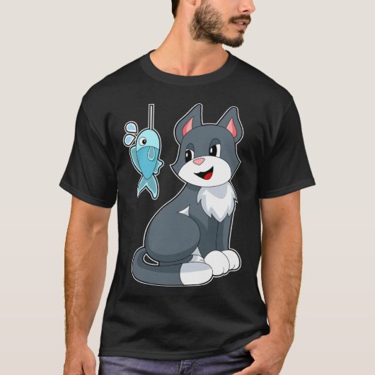 Kat Visser Vis Vissen T-shirt (Voorkant)