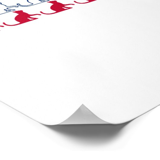 Kat Vlag Poster (Hoek)