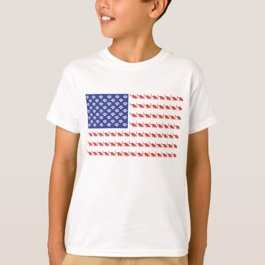 Kat-vlag-T-shirt T-shirt (Voorkant)
