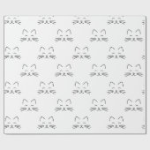Kat-vlakpatroon Verpakkingspapier Cadeaupapier (Vlak)