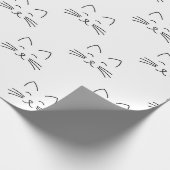Kat-vlakpatroon Verpakkingspapier Cadeaupapier (Hoek)