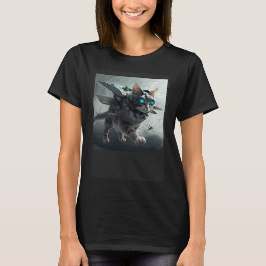 Kat Vliegende Oorlog T-shirt (Voorkant)