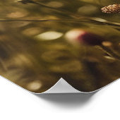 *~* Kat Vlinder Bloemen 5:4 Kitten Cat AP68 Poster (Hoek)