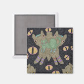 Kat vlinder met ogen magneet (Voorkant / Achterkant)