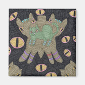 Kat vlinder met ogen magneet (Voorkant)