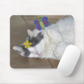 Kat-vlinderbloem Mousepad Muismat (Met muis)
