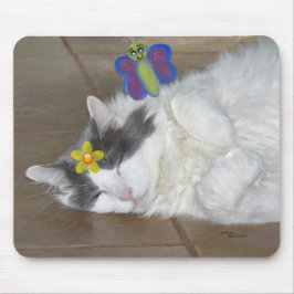 Kat-vlinderbloem Mousepad Muismat