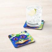 Kat Vloeibare ogen Bier Onderzetter (Rechterzijde)