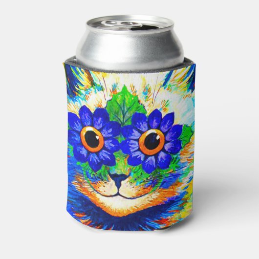 Kat Vloeibare ogen Blikjeskoeler (Blikje Achterkant)