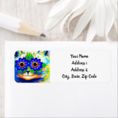 Kat Vloeibare ogen Etiket (Insitu)