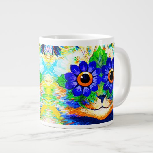Kat Vloeibare ogen Grote Koffiekop (Voorkant rechts)