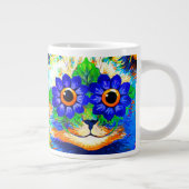 Kat Vloeibare ogen Grote Koffiekop (Rechts)