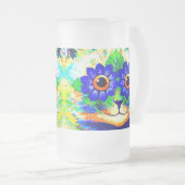 Kat Vloeibare ogen Matglas Bierpul (Voorkant rechts)