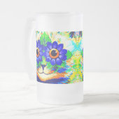 Kat Vloeibare ogen Matglas Bierpul (Voorkant links)