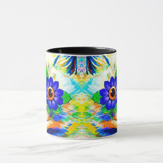 Kat Vloeibare ogen Mok (Midden)