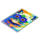 Kat Vloeibare ogen Notitieboek (Linkerzijde)