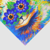 Kat Vloeibare ogen Tissuepapier (Detail)