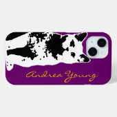 kat voegt jouw naam toe Case-Mate iPhone case (Achterkant (horizontaal))