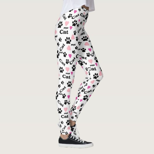 Kat voetafdrukken leggings (Rechts)