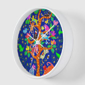 Kat Vogel Boom van het Leven Plezier (Hoek)