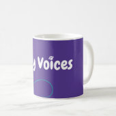 Kat Voices logo paarse mok (Voorkant rechts)