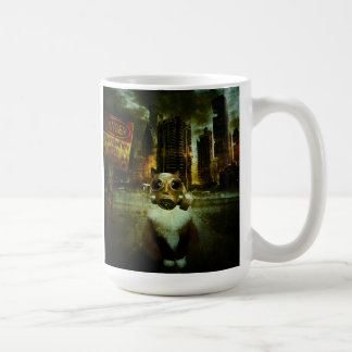 Kat voor afvallen koffiemok