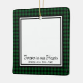 Kat 'Voor altijd in onze harten' Keramisch Ornament (Links)