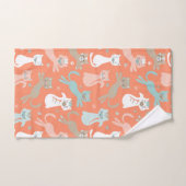 Kat voor atoomSinaasappel Bad Handdoek (Handdoek)