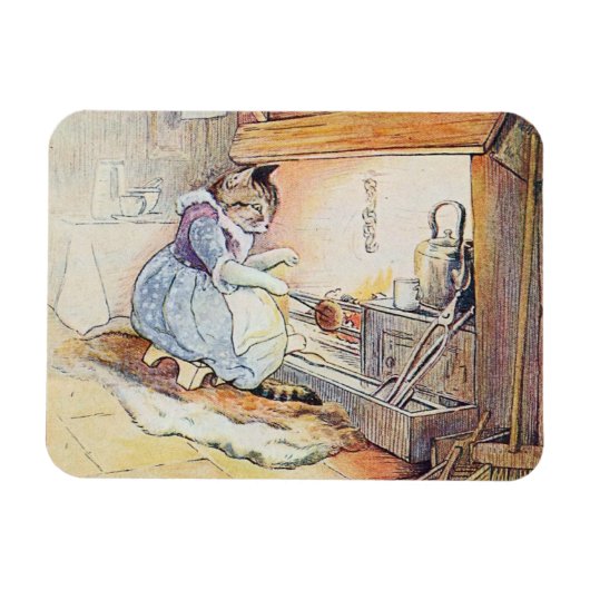 Kat voor de poesjes door de brand magneet (Horizontaal)