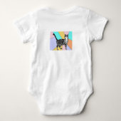 Kat voor eerste geboorte van de kat Baby Kitten Romper (Achterkant)