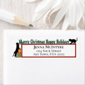 Kat voor feestdagen met feestdag voor afspeelbare  etiket (Insitu)