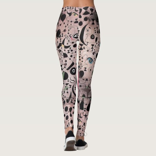 Kat voor glimlachen leggings (Achterkant)