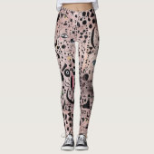 Kat voor glimlachen leggings (Voorkant)